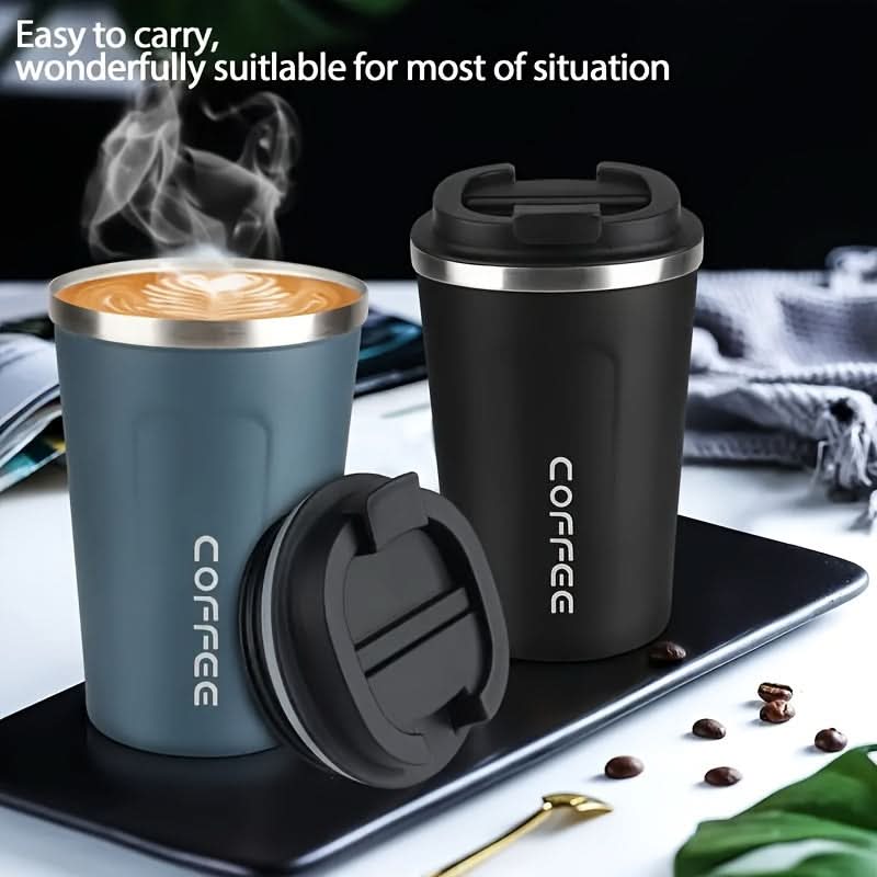 Double-Walled Insulated Stainless Steel Travel Mug - 510ml
