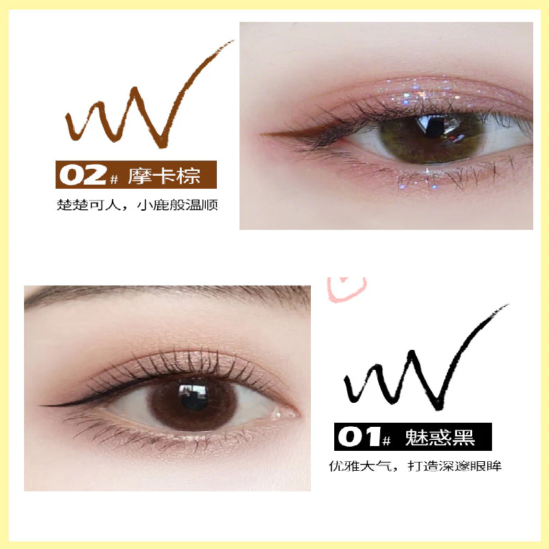 VLONCA Gel Eyeliner Pencil Set – Smudge-Proof, Long-Lasting Eye Makeup (Pack of 2)