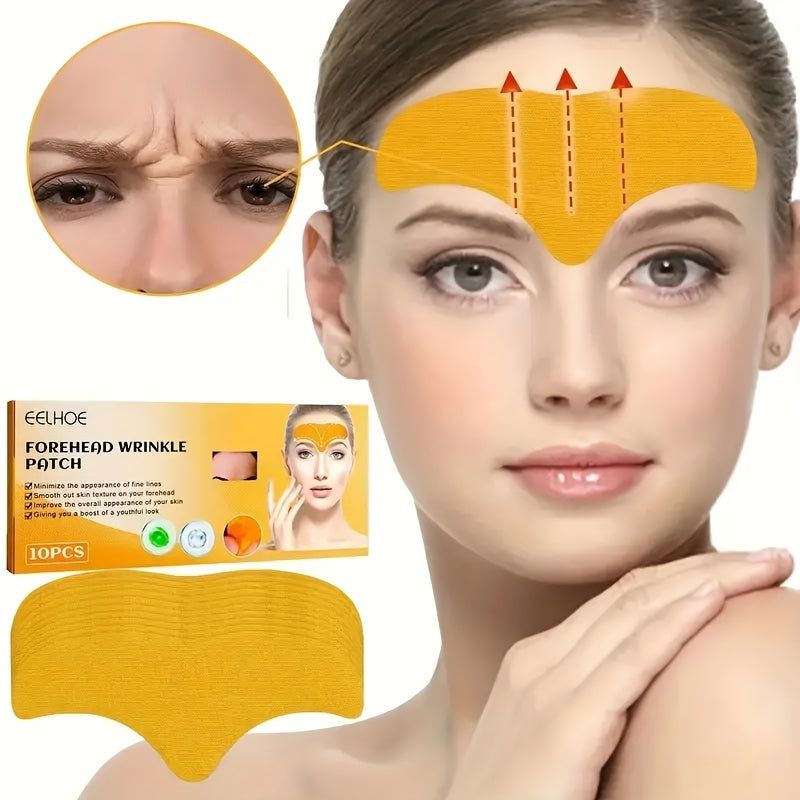 10pcs Collagen Forehead Wrinkle Patches