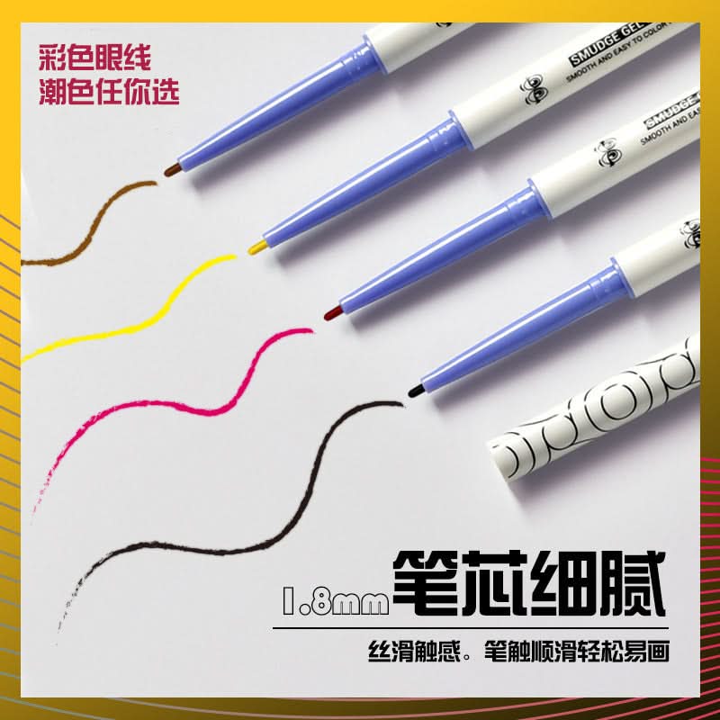 VLONCA Gel Eyeliner Pencil Set – Smudge-Proof, Long-Lasting Eye Makeup (Pack of 2)
