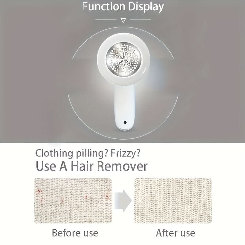Ultra-Effective Electric Fabric Shaver - USB Rechargeable Fuzz & Pilling Remover