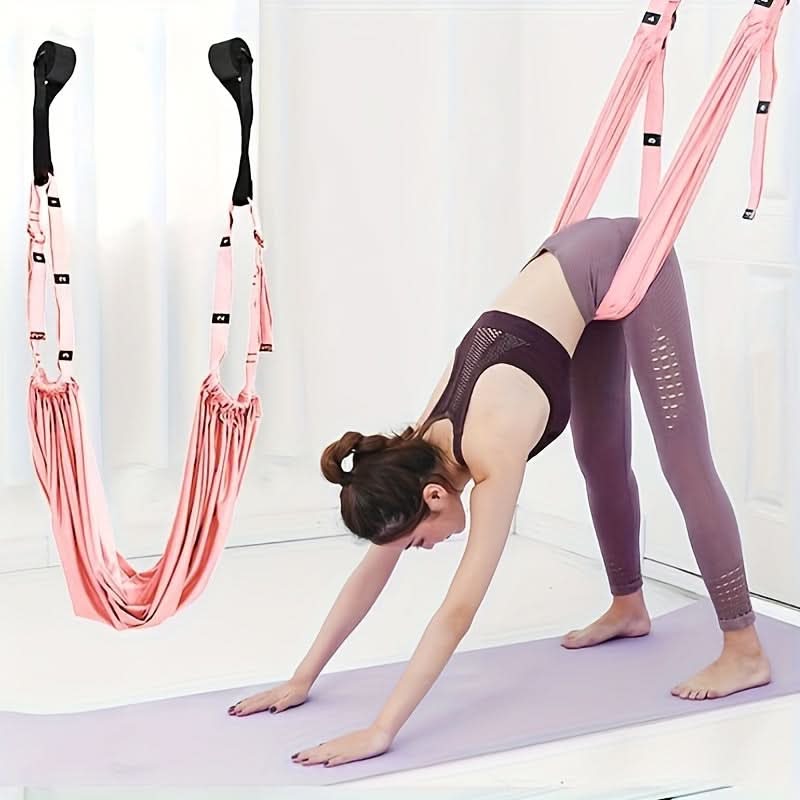Pro Flex Yoga Stretching Rope - Premium Fitness Training Band