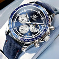 OLEVS Men's Luxury Chronograph Moon Phase Watch