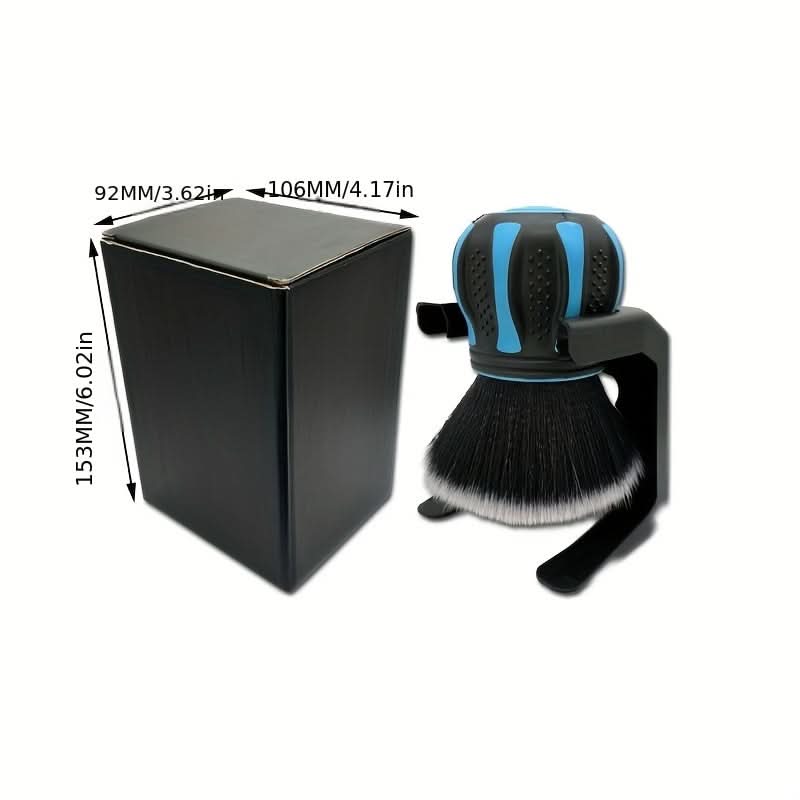 Premium Car Detailing Brush – Large Area Soft Bristles, Ball Handle for Dust Removal