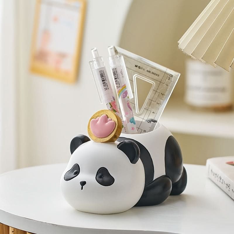 Resin Panda Desk Organizer