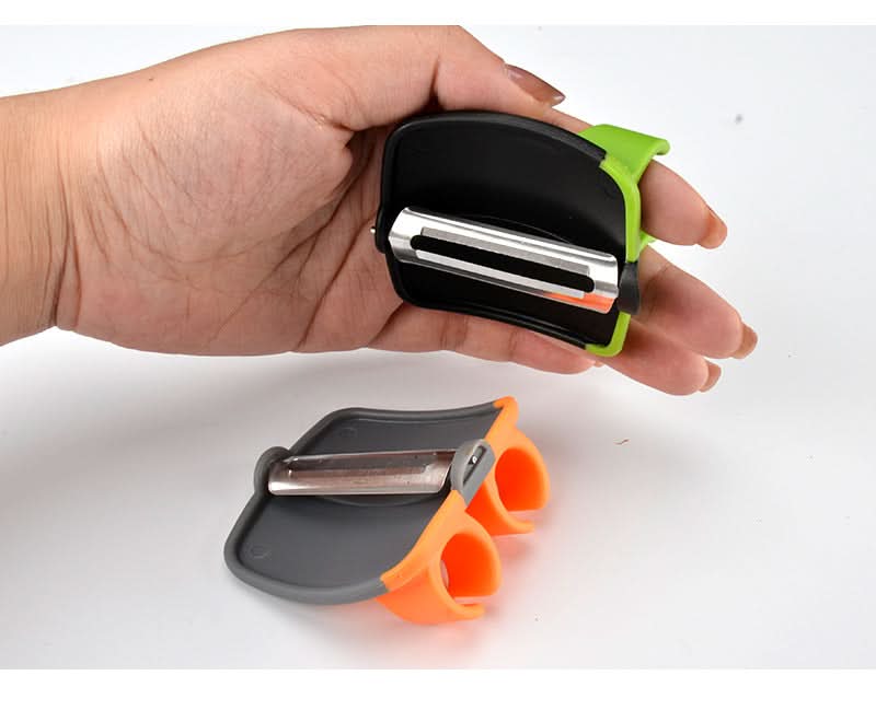 Stainless Steel Finger Peeler – Creative Fruit & Vegetable Peeling Knife