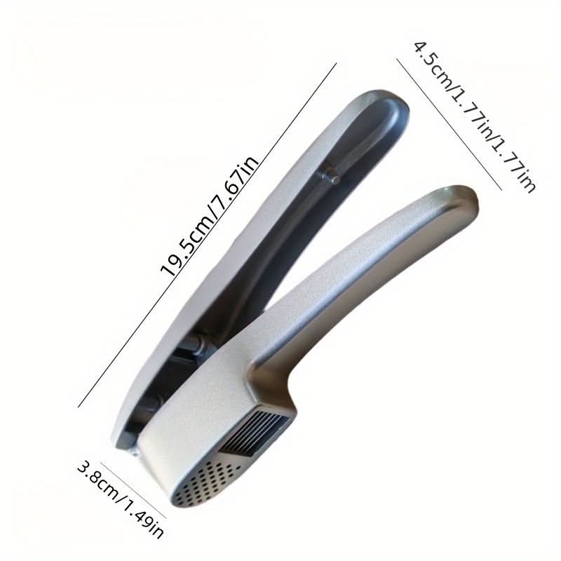 Multifunctional Aluminum Alloy Garlic Press – Slices & Mins Garlic, Easy-to-Use