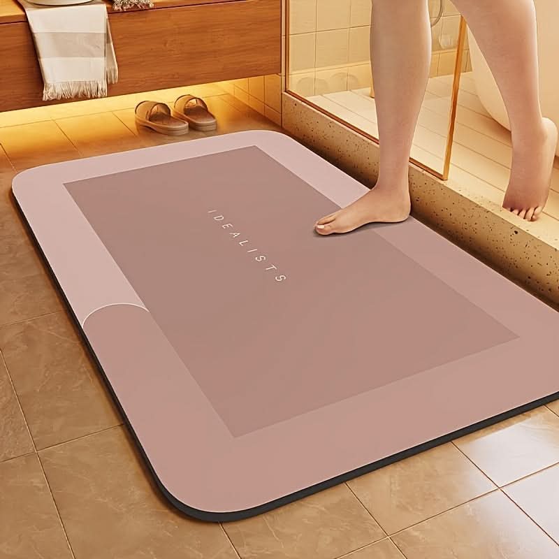 Non-Slip Diatomaceous Earth Bath Mat – Soft & Absorbent