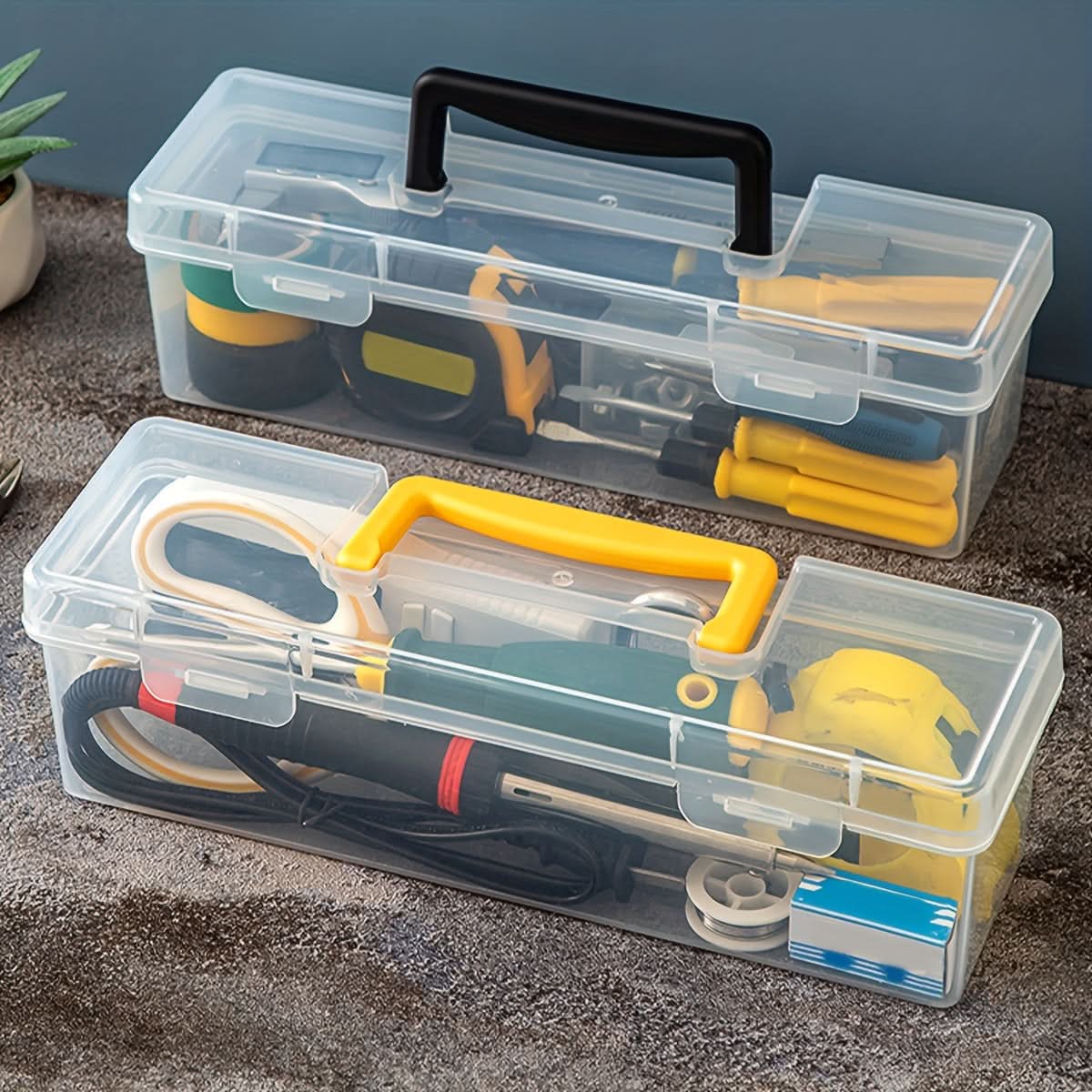 Waterproof Transparent Plastic Tool Storage Box