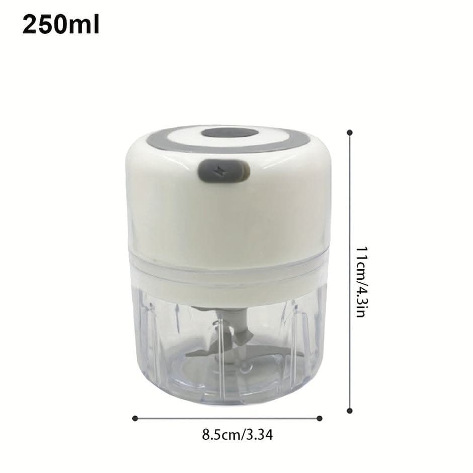 USB Rechargeable Electric Garlic Mixer - Multi-Scene Kitchen Shredder