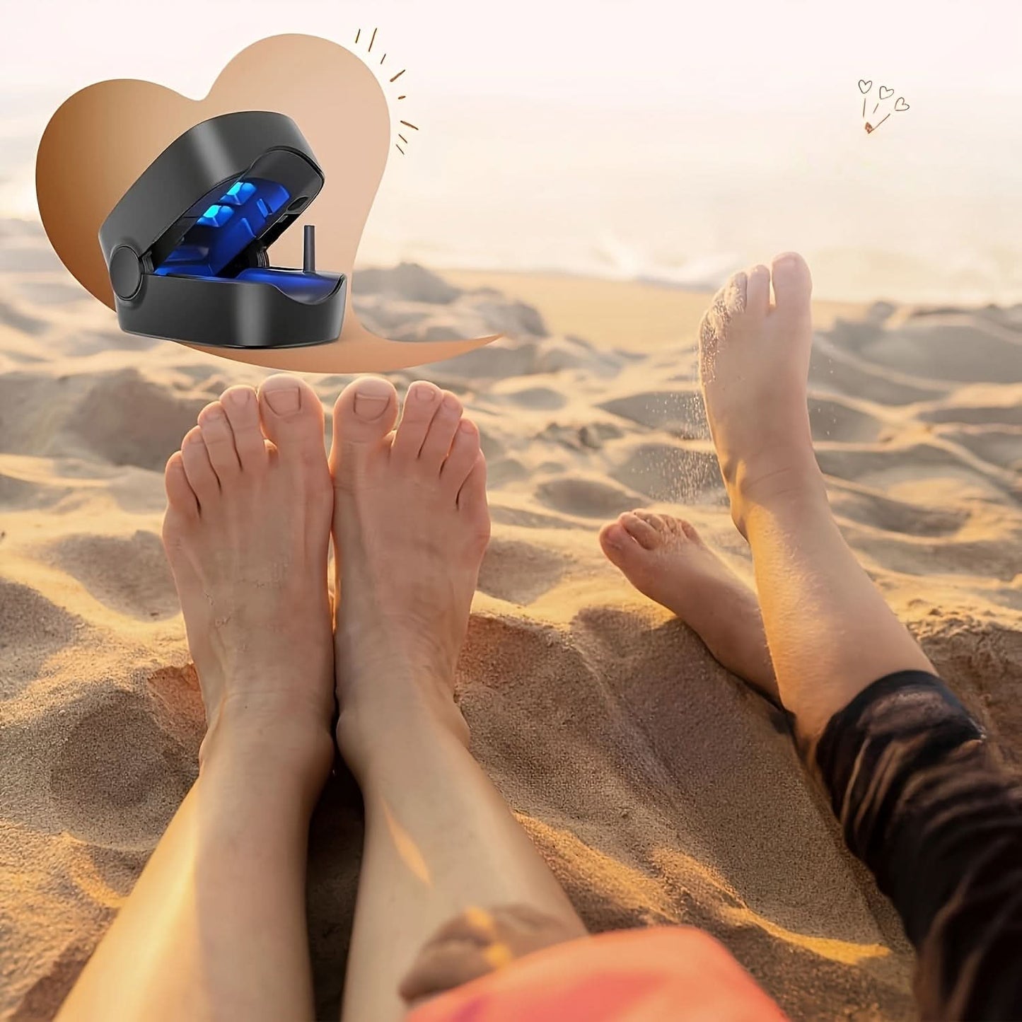 Portable UV LED Nail Dryer – Rechargeable