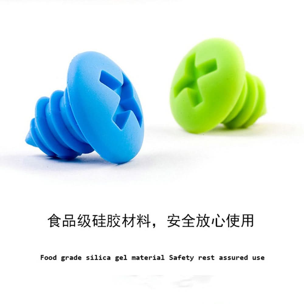 Silicone Wine Bottle Stoppers – 5 pcs.-Pack