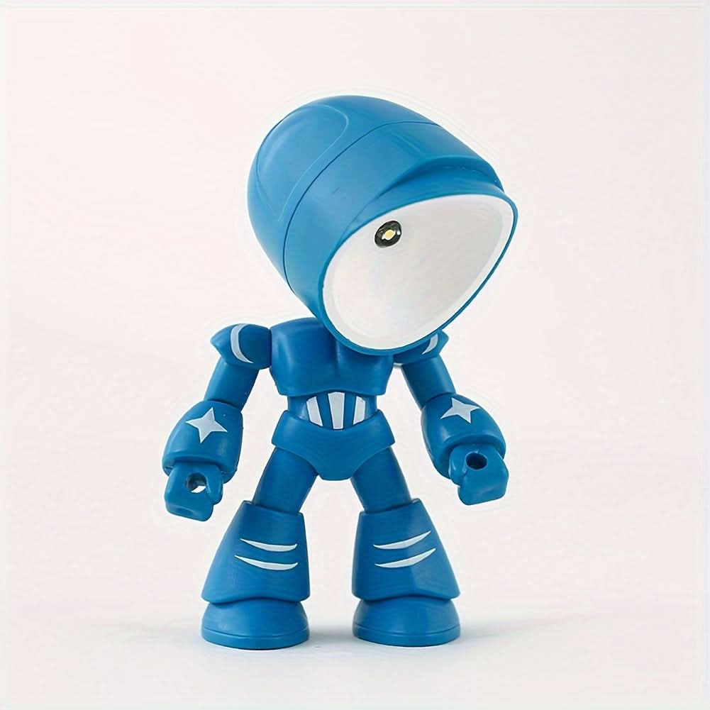 Robot Night Light – LED Desk Lamp, Cute Cartoon Design