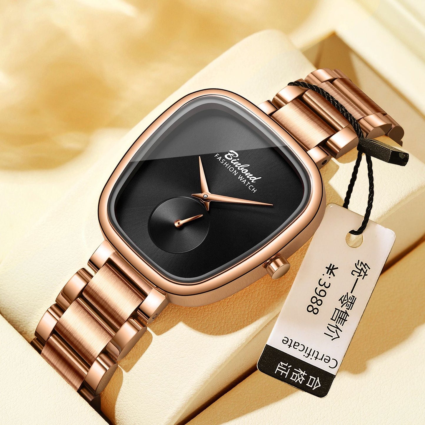 Binbond Waterproof Stainless Steel Quartz Watch for women & Girls