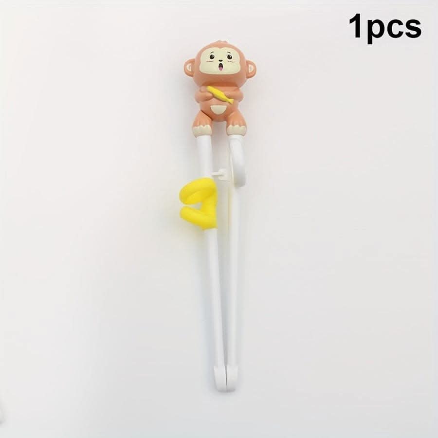 Dinosaur-Shaped Training Chopsticks For Kids - Reusable, Easy-Grip Learning Helpers For Ages 3-6