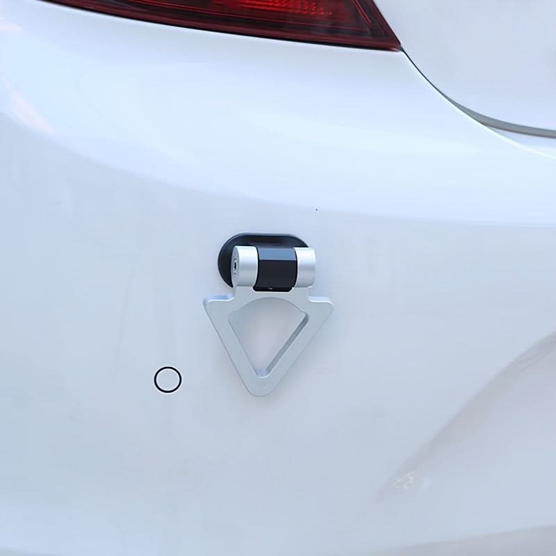 ABS Triangle Rear Tow Hook Sticker – Universal Car Bumper Decoration Trim
