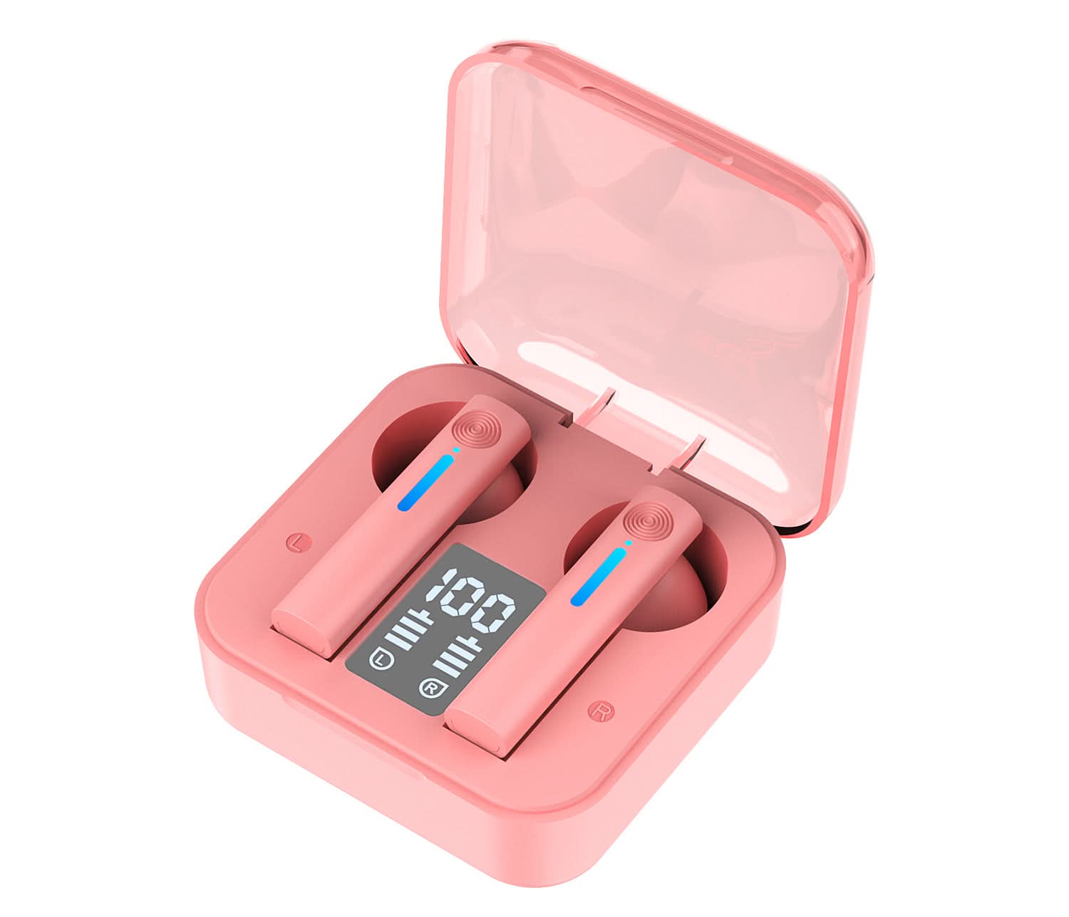 Bluetooth 5.0 Stereo Headset with LED Display