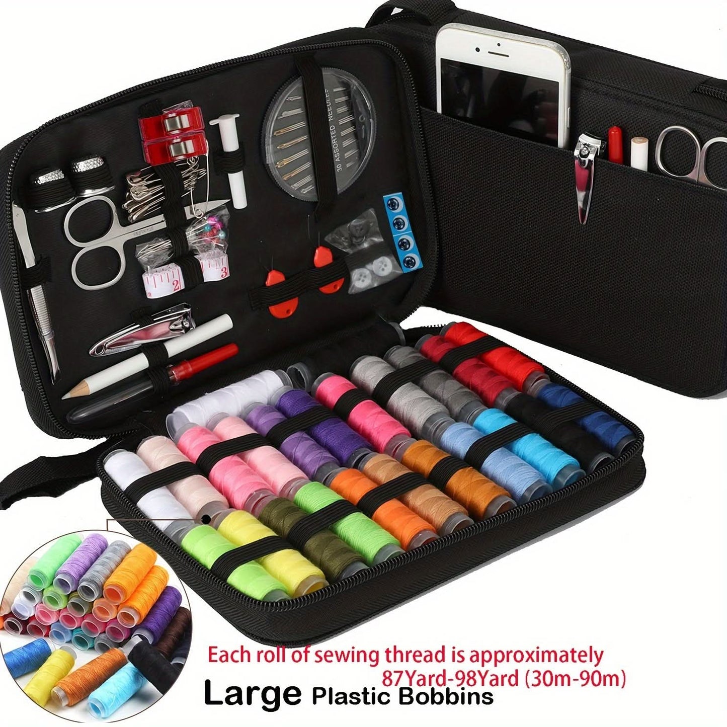 Ultimate 104-Piece Sewing Kit for Repairs