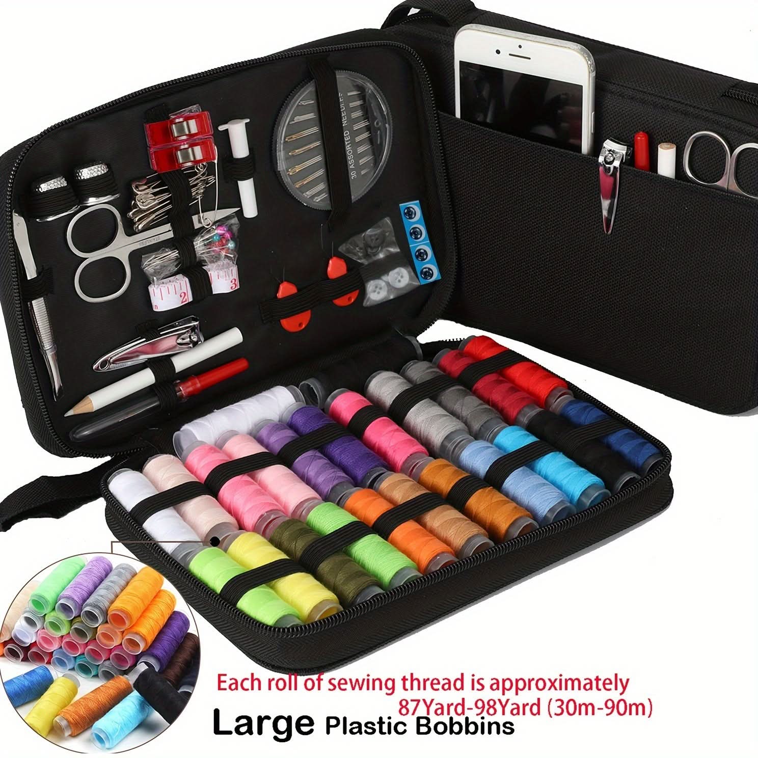 Ultimate 104-Piece Sewing Kit for Repairs