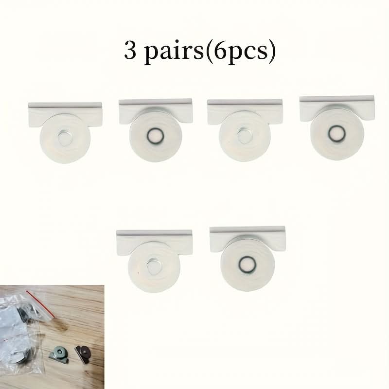 6pc Magnetic Bag Clasps,  DIY Purse Closures for Handbags