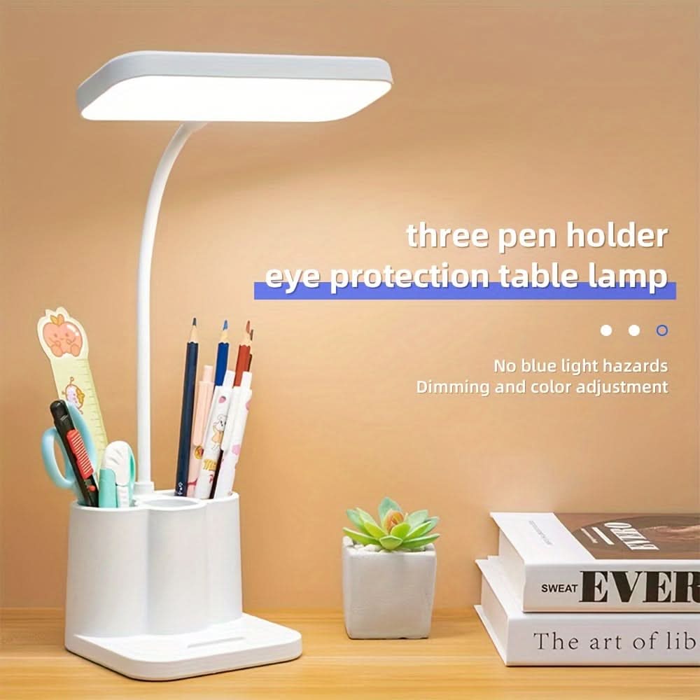 Rechargeable LED Desk Lamp with Adjustable Light
