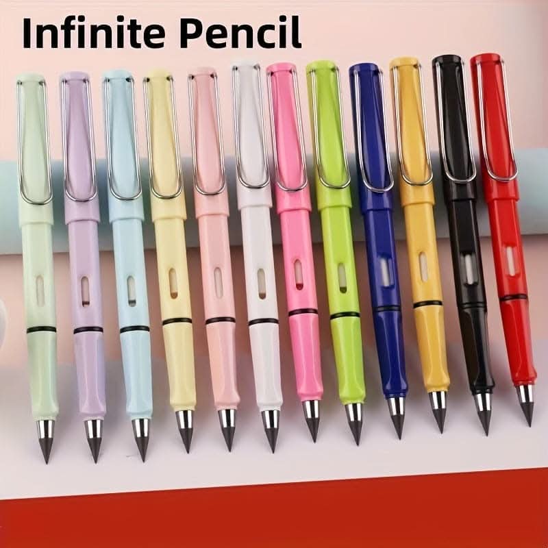 12-Piece Eternal Infinity Pencils Set – Unbreakable Creativity