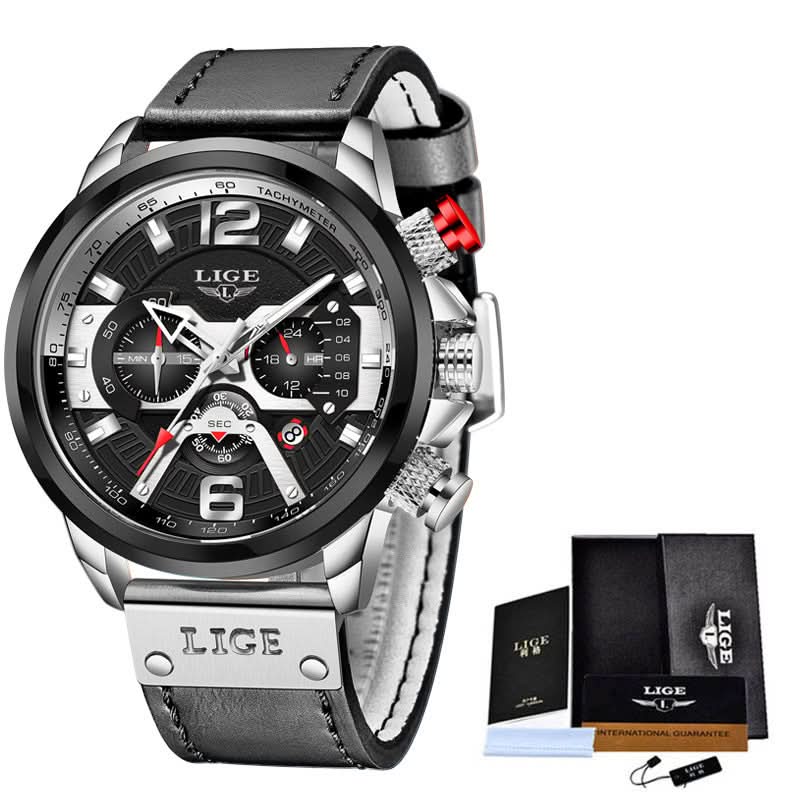 Men’s Quartz Sports Watch with Calendar & Small Three-Hand Dial Timepiece