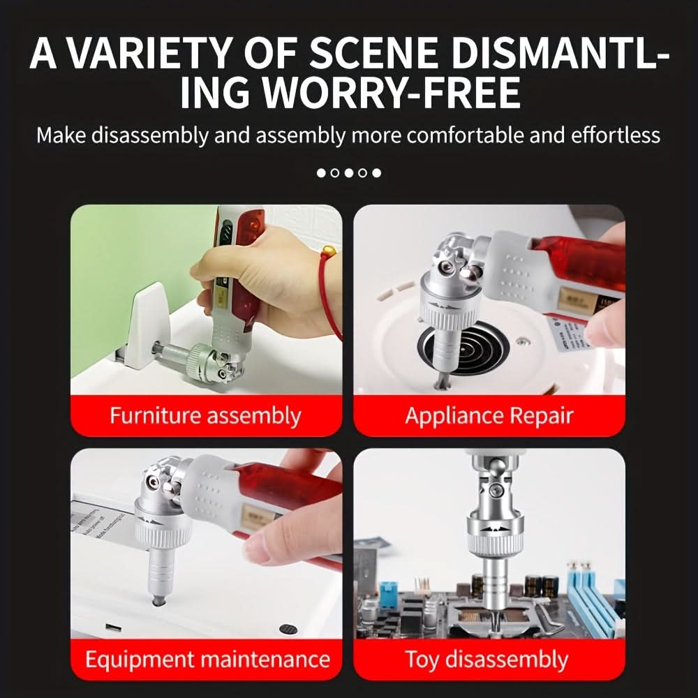 15-in-1 Multi-Angle Ratchet Screwdriver Set