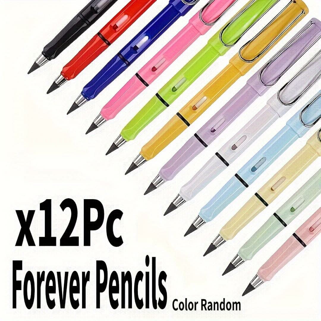 12-Piece Eternal Infinity Pencils Set – Unbreakable Creativity