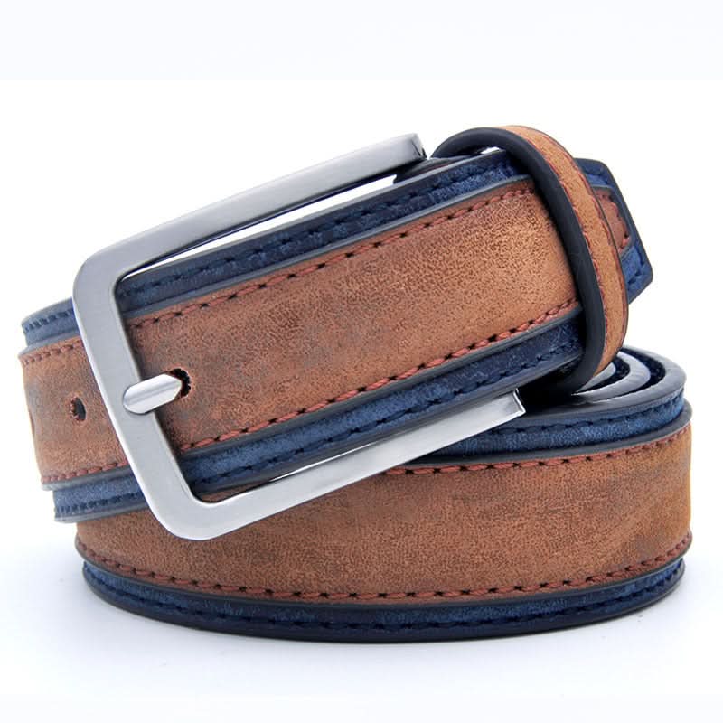 Men’s Casual PU Leather Pin Buckle Belt
