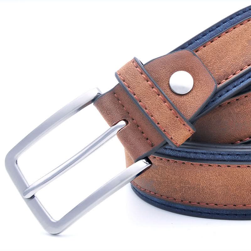Men’s Casual PU Leather Pin Buckle Belt