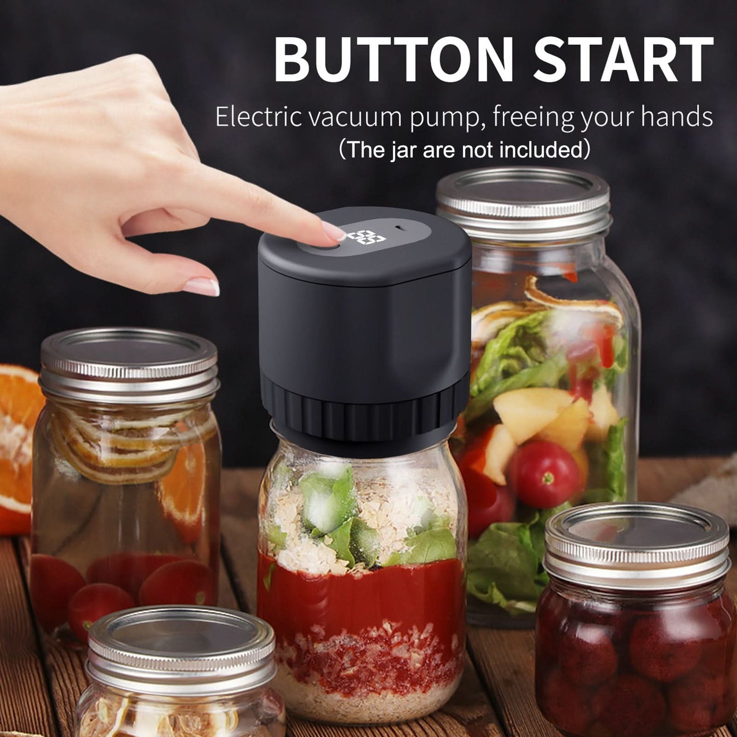 USB Mason Jar Vacuum Sealer Machine
