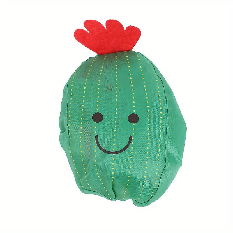 Cartoon Folding Shopping Bag – Portable Reusable Grocery Tote
