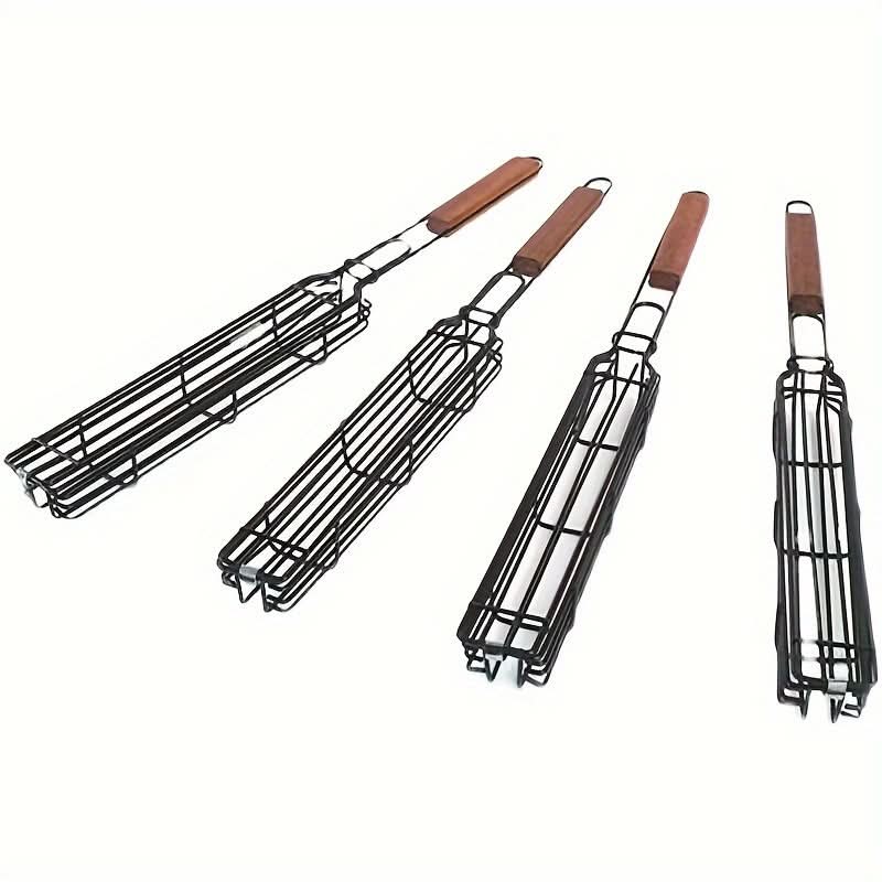 Pack of 4 pcs. Stainless Steel BBQ Grill Baskets