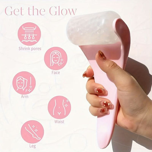 Cryotherapy Ice Roller & Gua Sha Facial Set