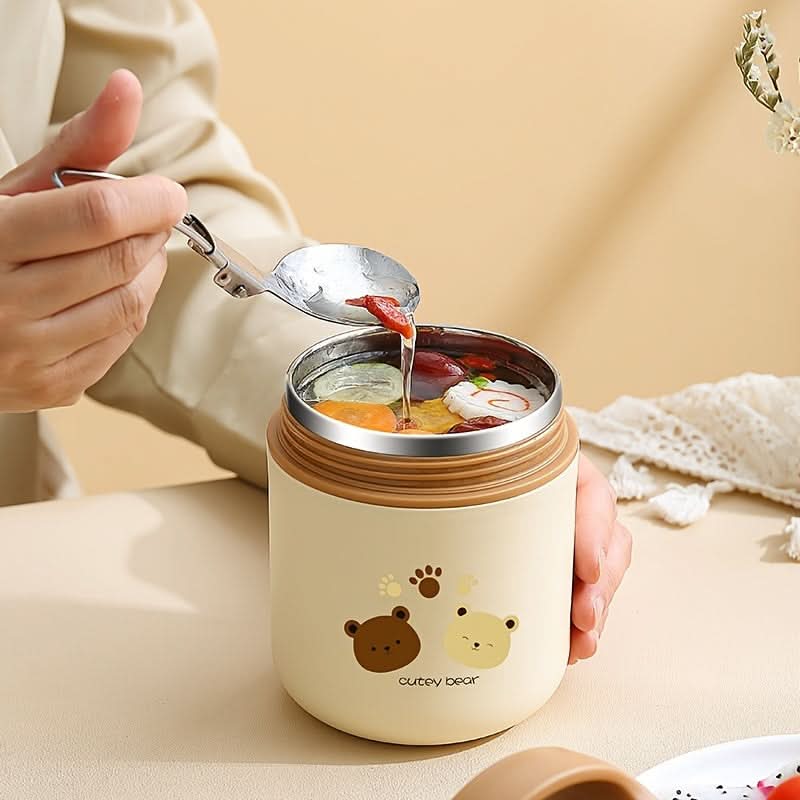 Bear Stainless Steel Insulated Lunch Box – Leak-Proof