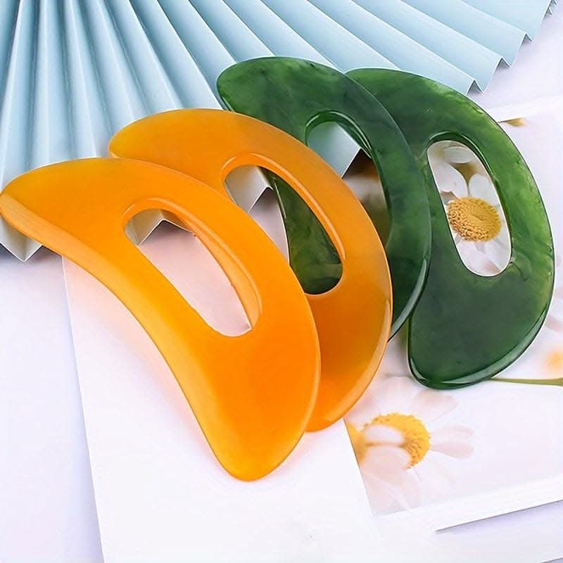 Gua Sha Scraping Massage Tools – Jade Facial Massager