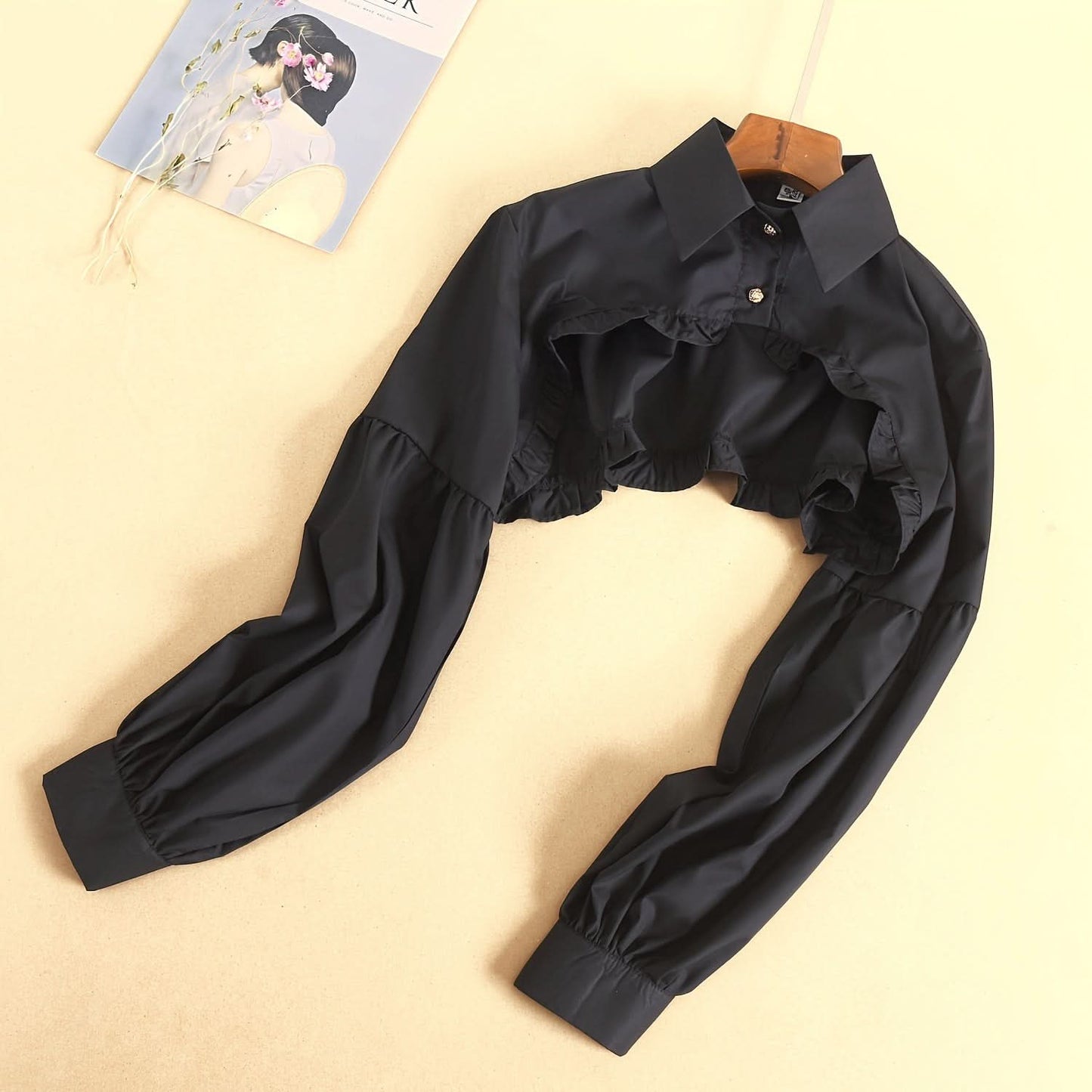 Detachable Faux Collar Shawl for Women