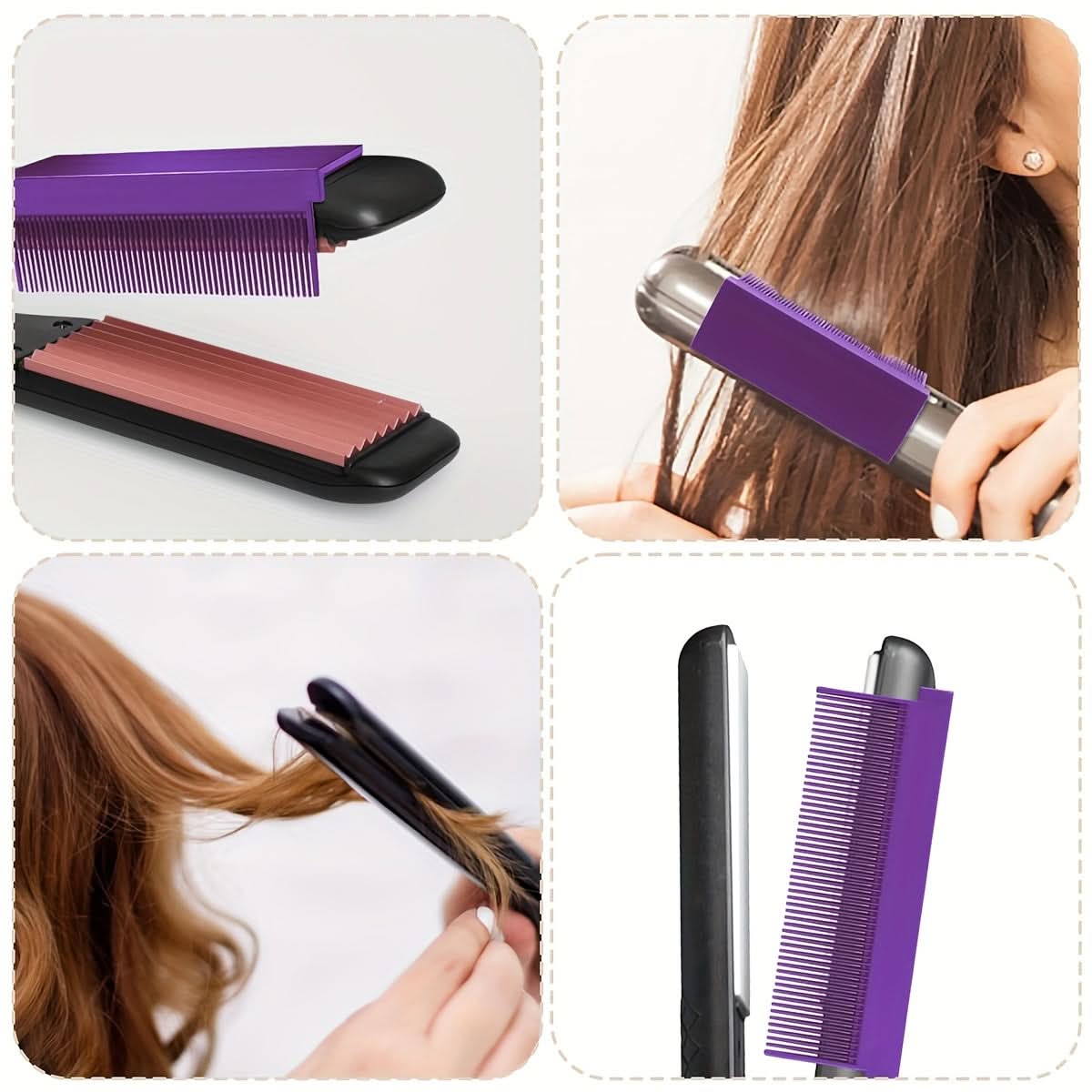 Carbon Fiber Hair Straightening Comb Attachment
