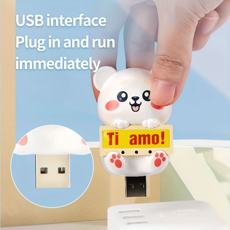 Cute Animal USB Car Air Purifier – Negative Ion Odor Eliminator