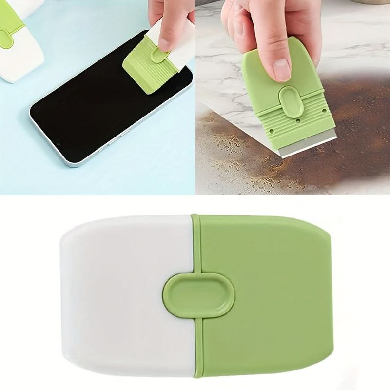 Mini Spatula Scraper with Protective Cover – Double-Ended Portable