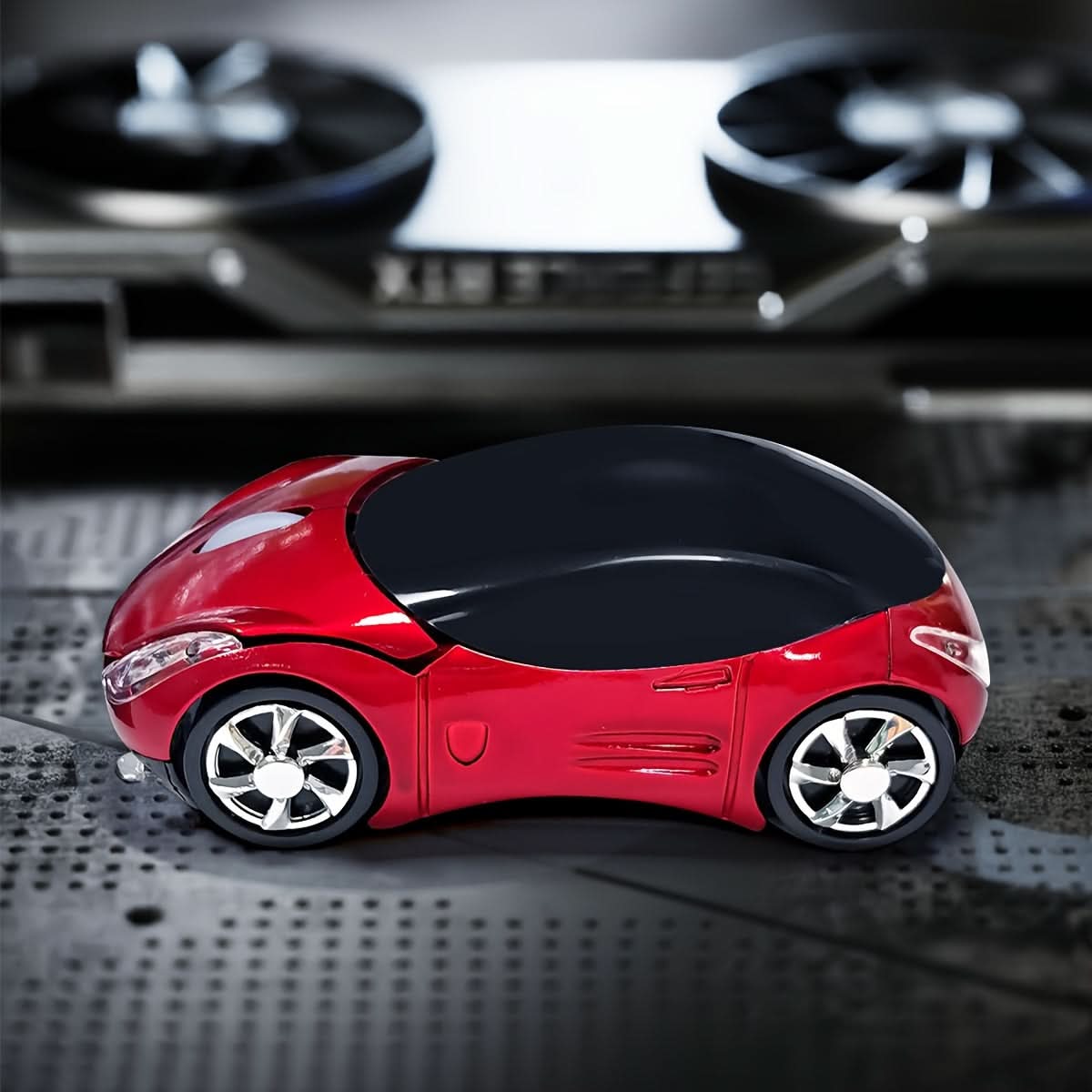 Mini Portable Wireless Ferrari Mouse for Laptop and Desktop – 2.4G USB