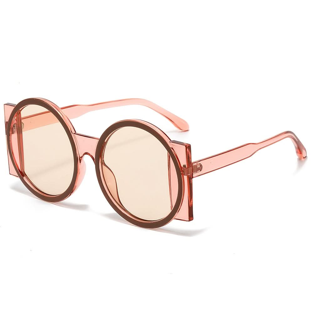 Trendy UV400 Round Sunglasses – Block Designer Shades