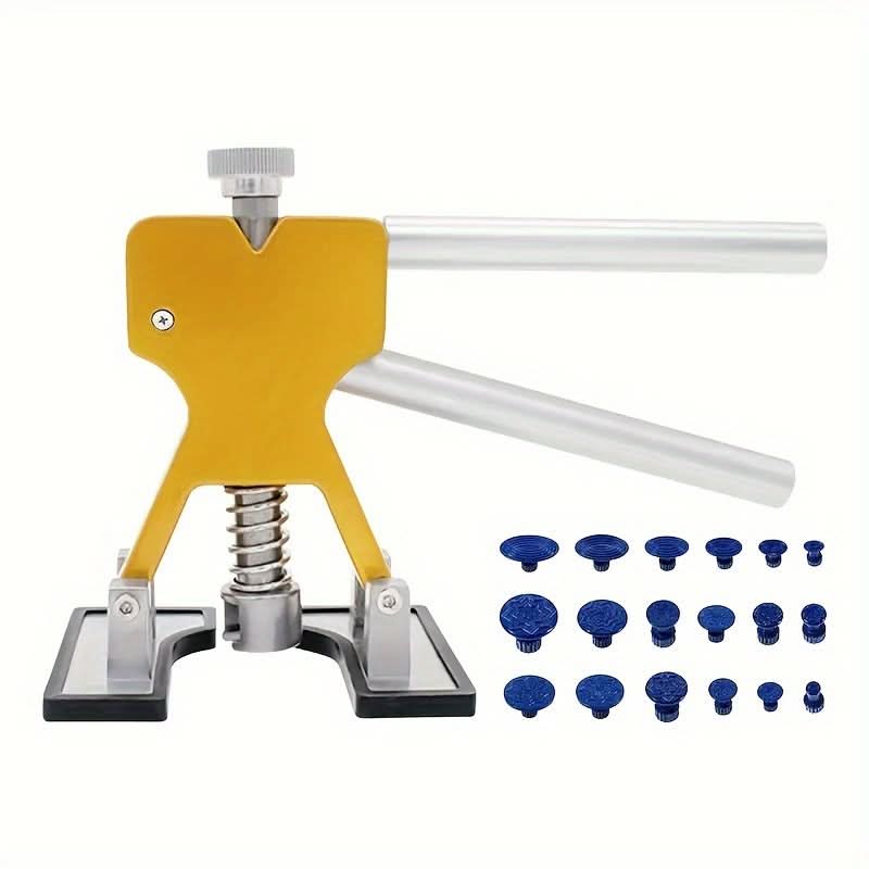 Stainless Steel Paintless Dent Puller Tool – Manual Repair Kit