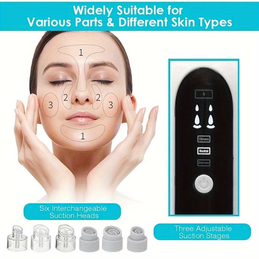 6-Head Electric Acne Pore Cleaner