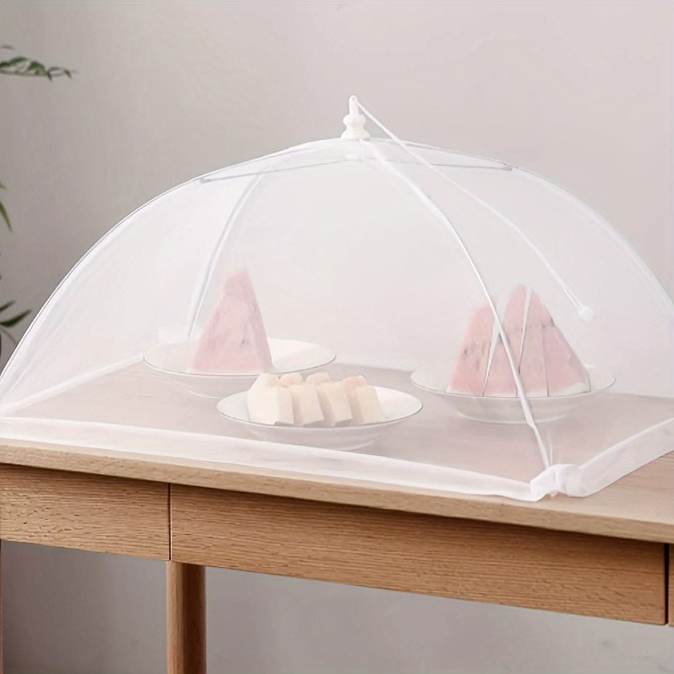 Foldable White Rice Cover – Waterproof, Fly-Proof