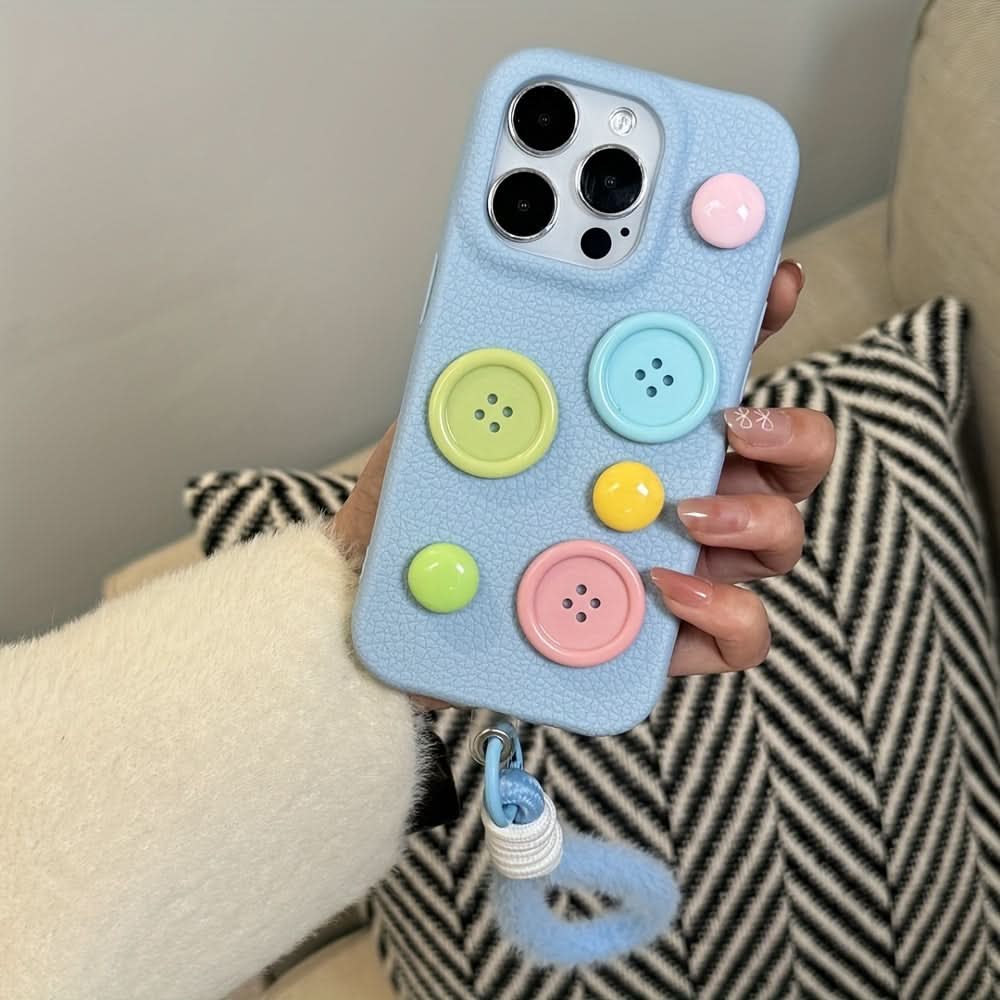 3D Plush Lanyard Phone Case