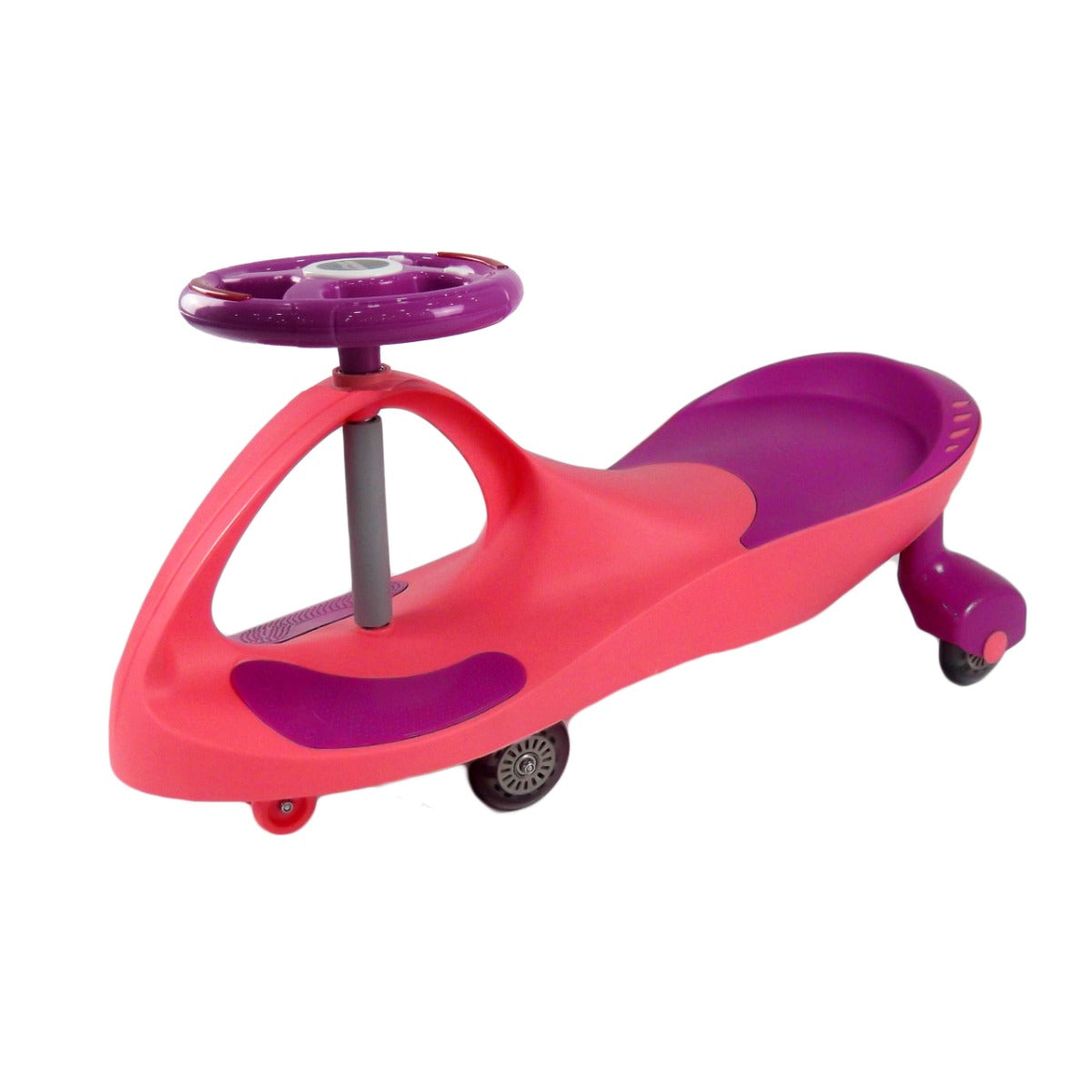 Swing Car for Kids Pink Purple with Light Wheels