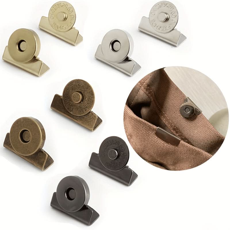 6pc Magnetic Bag Clasps,  DIY Purse Closures for Handbags