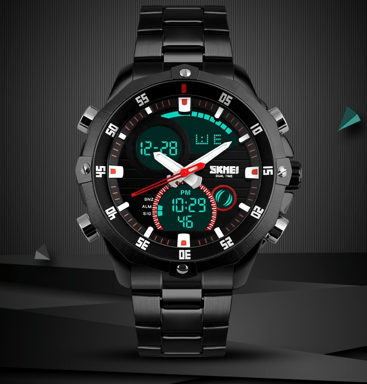 Skmei Analog Digital Steel Watch For Men 1146 Original